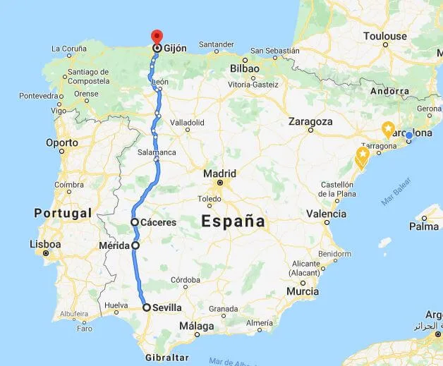 Ruta de la plata en moto